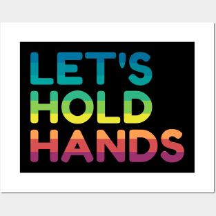 LET'S HOLD HANDS - ice breaker Posters and Art